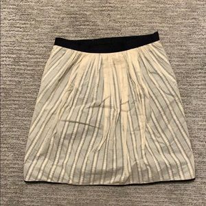 J.Crew cream skirt- size 4